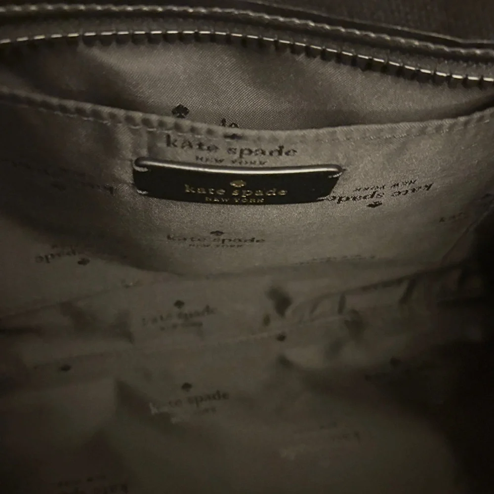 Kate Spade Black and Cream Canvas Tote Bag - Picture 8 of 8